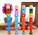Wooden Trumpet Buglet Hooter Bugle Educational Toy Gift For Kids Music Instrument Toys for children small Piccolo toys  #YL