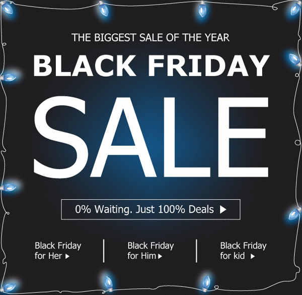 BLACK FRIDAY SALES SITEWIDE