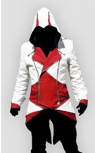 Assassins Creed Costume Cosplay Conner Kenway Hoodie Jacket Tracksuit Novelty Sweatshirt Hoody Plus Size Cloak Jacket Men