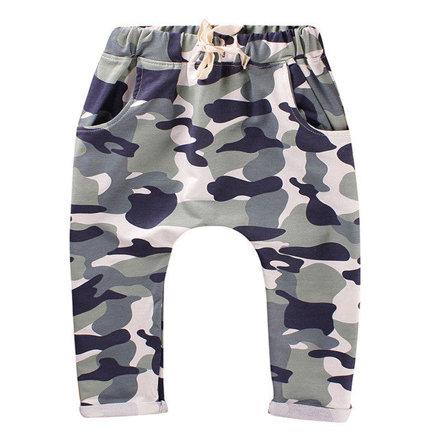 Toddler Kids Girls boys pants  Camouflage Print Baby Girls Boys Baby Harem Pants drop shipping