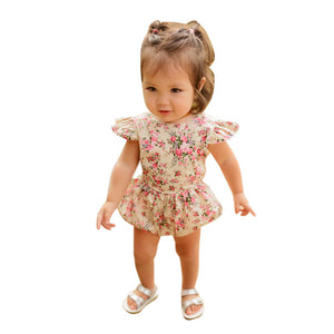 Baby Girl Rompers Flower Summer Girls Clothing Roupas Bebes Newborn Baby Clothes Cute Baby Jumpsuits Infant Children Clothing