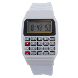 Smilelee Unsex Silicone Calculator Multi-Purpose Date Time Electronic Display children Watch Reloj School Wrist Watch Gift