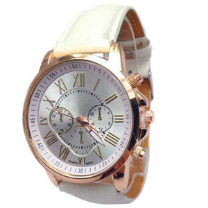 2017 Fashion Watch Women PU Leather Quartz Wrist Watches Hour montre femme relogio feminino Dress Watch Lady #23