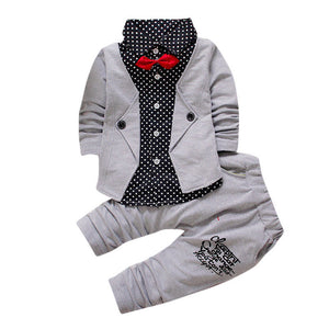 Kid Baby Boy Gentry Clothes Set Formal Party Christening Wedding Tuxedo Bow Suit