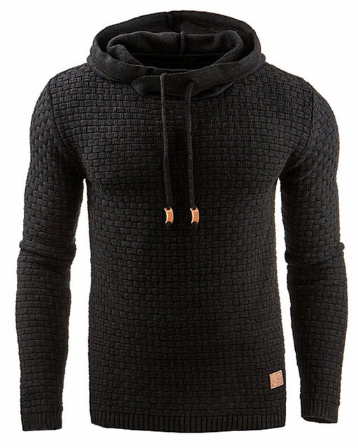 2018 Casual Hoodies Brand Men Hooded Solid Color Men's Sweatshirt Male Hip Hop Autumn Winter Hoodie Mens Pullover Plus Size 4XL
