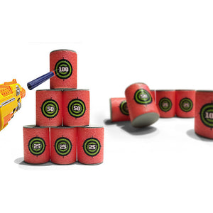 6xEVA Soft Bullet Target Dart For NERF N-Strike Elite Series Blasters Kids Toy