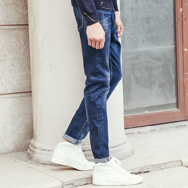 Pioneer Camp 2018 new Spring men jeans brand-clothing denim pants men top quality fashion casual trousers male jeans