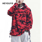 HEYGUYS HOT 2018 red  camouflage hoodie men fashion sweatshirts brand orignal design casual  pullover for me autumn