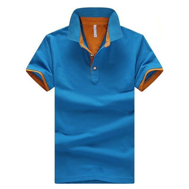HEE GRAND 2018 New Arrival Men Summer Polo Shirt Turn-Down Collar Cotton Breathable Material Male Casual Polo Shirts MTP437