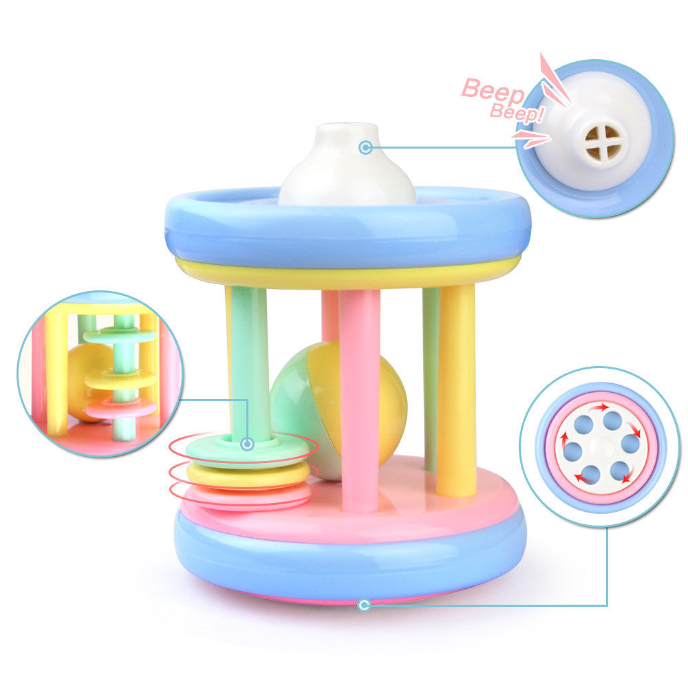 Safety Baby Toddler Teether Hand Shake Bell Ring Funny Educational Toy