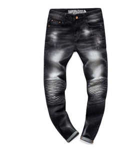 Hot sale 2018 Black Jeans Men Straight Denim Jeans Trousers Plus Size 27-36 High Quality Cotton Buttons Men`s Jeans